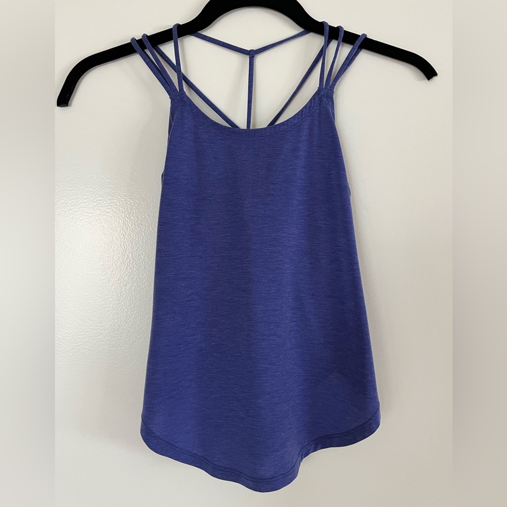 ❤️ Ivivva/Lululemon Serene Heart Purple Tank Size 8 Girls
